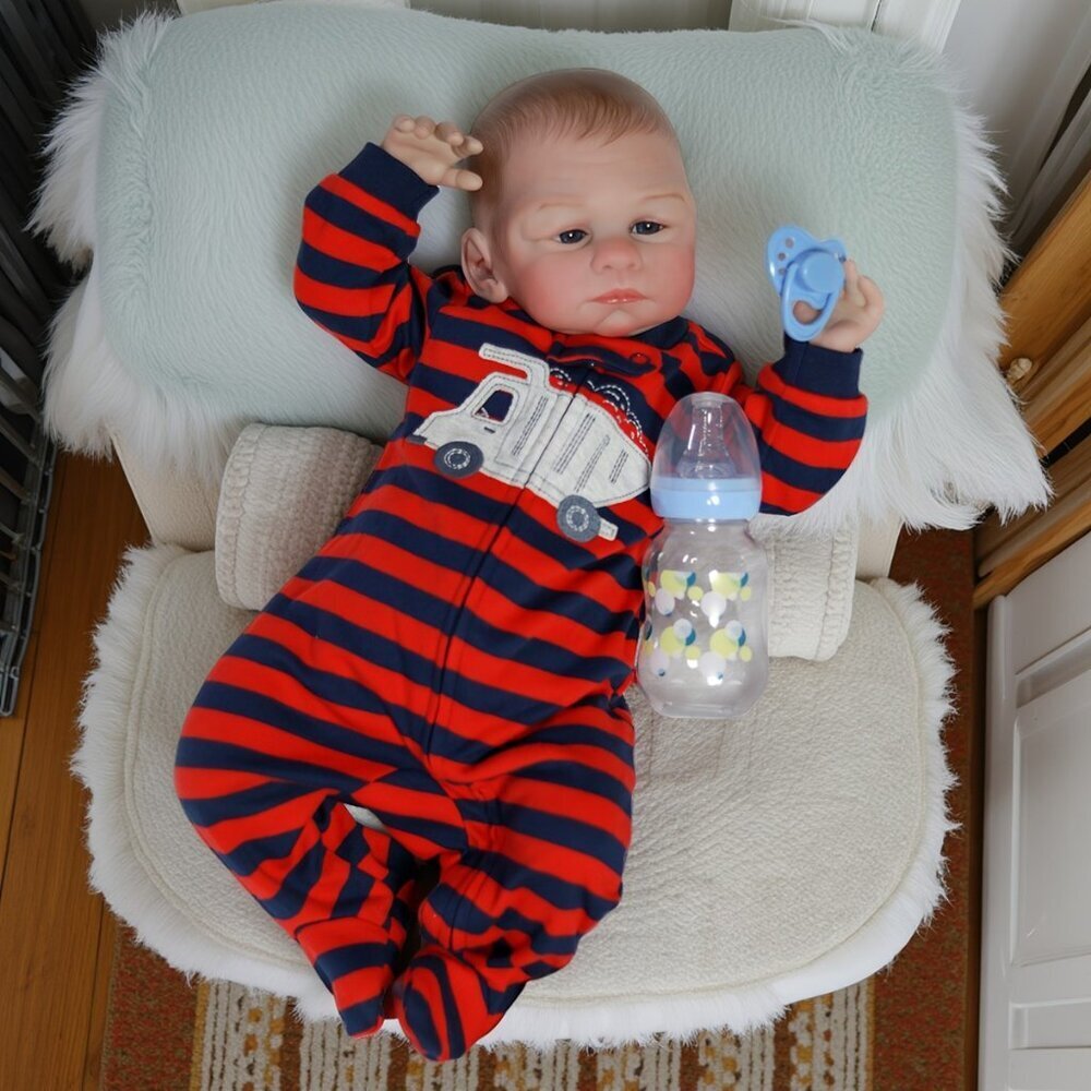 Real Lifelike Reborn Baby Dolls Vinyl Silicone Realistic Newborn Boy Doll Gifts